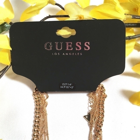 3/$29! GUESS Long Multi-Chain Necklace - Picture 6 of 7
